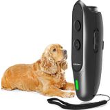 POIIOPY Köpekler için değişken frekanslı anti Bell cihaz, ultrasonik köpekler için, şarj edilebilir, 2'si 1 arada köpek göbeği kontrol cihazı, güvenli köpek antrenmanı, davranış eğitimi, 5 m menzil