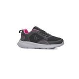 Poınt 571 Deri Trend Sneaker Ayakkabı 36-40 Siyah Fuşya SİYAH 40