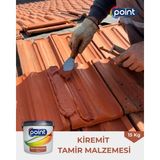 Point Boya KİREMİT TAMİR MALZEMESİ - Çatı/Kiremit Yalıtım Malzemesi - 15 Kg - Kırmızı