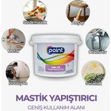 Point Boya Tam-Fix - Çok Amaçlı Mastik Yapıştırıcı, İzolasyon Malzemesi (Beyaz/ 2,5 Kg)