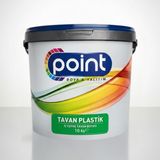 Point Boya Tavan Plastik - Iç Cephe Tavan Boyası - 10 kg - Beyaz