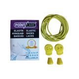 Point Care Akıllı Kilitli Elastik Ayakkabı Bağcık 100 cm - Açık Gri