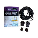 Point Care Akıllı Kilitli Elastik Ayakkabı Bağcık 100 cm - Koyu Kahverengi