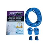 Point Care Akıllı Kilitli Elastik Ayakkabı Bağcık 100 cm - Mavi