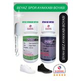 Point Care Beyaz Deri Spor Ayakkabı Boyası Ve Care Siyah Bez Boyası