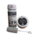 Point Care Gri Deri Boyası Döşeme Mont Çanta Ayakkabı Kemer Boyası ve Point Care Naturel Deri Çatlak Giderici Macun - 100 ml