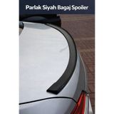 point marketing Fiat Siena Uyumlu Üniversal M3 Parlak Siyah Bagaj Spoiler Bagaj Çıtası