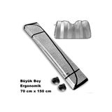 Point Oto Ön Cam Güneşlik Metalize Büyük Boy Gümüş Maxi 70 X 150 Cm