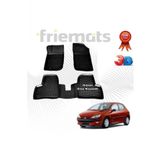 Point Peugeot 206 3D Havuzlu Paspas Hb 1998 - 2012 Arasi Siyah 4 Parca Set - Friemats
