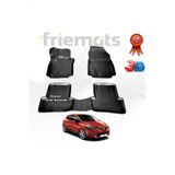 Point Renault Clio 4 Hb 3D Havuzlu Paspas 2012 - 2019 Arasi Siyah 4 Parca Set - Friemats