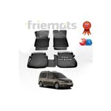 Point Vw Caddy 3D Havuzlu Paspas 2010 - 2015 Arasi Siyah 4 Parca Set Friemats