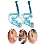 Pointtech 2 Adet Kulak Delme Aparat Piercing Küpe Tabancası Aparatı Hijyenik Kulak Delme Kiti (2 Adet)