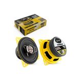 Poke 10CM Oto Hoparlör Koaksiyel 300W Tweeterli 2 Adet Sarı Boschmann Turbo Xc-10