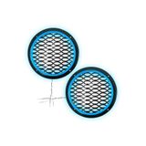 Poke 16 CM TURKUAZ NEON LEDLİ HOPARLÖR KAPAĞI 1 TAKIM ( 2 ADET )