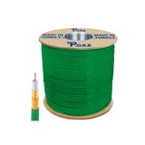 Poke 64 Tel Gold Anten Uydu Kablosu RG6/U6 1.02 Yeşil 300 Metre PK-1365