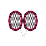 Poke Ledli Hoparlör Kapak Oval 12v 2adet Pk-5052, Kırmızı