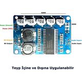 Poke Mini Dijital Oto Amfi - Teyp Devresi TDA8932 35W Oto Teyp Için PK-8436
