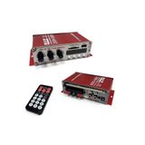 Poke Mini Oto Ev Pazarcı Radyolu Anfi 400 Watt 12v Bluetooth Usb Sd Fm Radio(Adaptör Dahil Değildir)