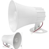 Poke Pazarcı Horn Hoparlör 20W 8ohm PK-8024 - Beyaz