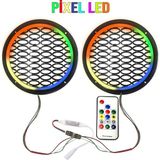Poke Pixel Ledli 16CM Hoparlör Kapak 2ADET Poke PK-5648
