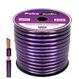 Poke Pk-1410 8Ga 50 Metre Silikon İzoleli Profesyonel Oto Amfi Güç Kablosu