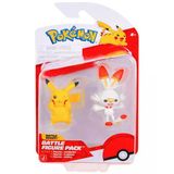 Pokemon Battle 2 Li Aksiyon Figürler Pikachu Ve Scorbunny Pkw4076