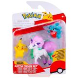 Pokemon Battle 3 Lü Aksiyon Figürü Pikachu Galarian Ponyta Ve Gible Pkw4097