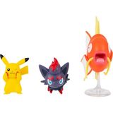 Pokemon Battle 3'lü Figür Oyuncak Seti PKW4090 - Standart