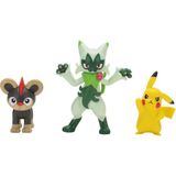 Pokemon Battle 3'lü Figür Oyuncak Seti - Standart