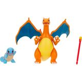 Pokemon Battle Squirtle & Charmander 2'li Figür Oyuncak PKW2283 - Standart