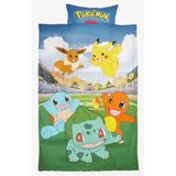 Pokemon Çocuk Nevresim Takımı 155X220 Mavi