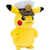 Pokemon Kaptan Pikachu Peluş Oyuncak 20 cm - Standart
