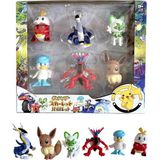 Pokemon Karakter Oyuncak Figür Seti 6'lı 5cm - 5 cm