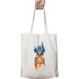 Pokemon Mega Charizard Iki Tarafı Kalıcı Baskılı Yıkanabilir Okul Plaj Omuz Bez Çantası