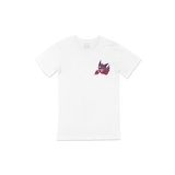 Pokemon Mega Gengar Cep Logo Tasarımlı Beyaz Tişört