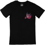 Pokemon Mega Gengar Cep Logo Tasarımlı Siyah Tişört - XL