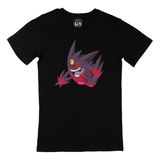Pokemon Mega Gengar Siyah Tişört