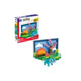 Pokemon MEGA™ Pokémon™ Park Teması, Çocuklar için aksiyon figürlü birleştirilebilir set (220 Parça) HXF81