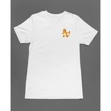 Pokemon Pikachu Charmander Unisex Tişört T-Shirt - Siyah