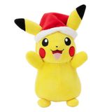 Pokemon PKW3376 Pikachu 20 cm Yılbaşı Serisi Peluş Figür