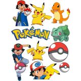 Pokemon Sticker Telefon Laptop Notebook Tablet Defter Matara Stiker Etiket ST949