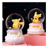 Pokemon Üflemeli Işıklı Müzikli Kar Küresi Orta Boy