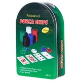 Poker Oyun Seti 120 Parça Metal Kutulu