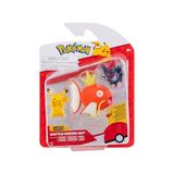 Pokémon Battle 3'lü Figür Oyuncak Seti PKW4090 Pikachu-Magikarp-Zorua