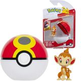 Pokémon Clip 'N' Go Chimchar and Repeat Ball - 2 İnç Savaş Figürü ve Tekrar Topu Aksesuarı İçerir