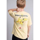 Pokémon Lisanslı Oversıze Sırt Baskılı Bisiklet Yaka Kısa Kollu Tişört Erkek Çocuk