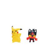 Pokémon Pikacu Ve Litten Battle 2'li Figür Oyuncak Seti Pkw4073