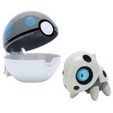 Pokémon PKW4147 - Clip and Go Pokéball - Stollunior ve Ağır Top, Hareketli 5 cm Figürlü Resmi Pokéball