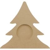 Pol & Art M 02 Ahşap Çam Ağacı T-Light Mumluk
