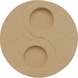 Pol & Art M 08 Ahşap T-Light Mumluk